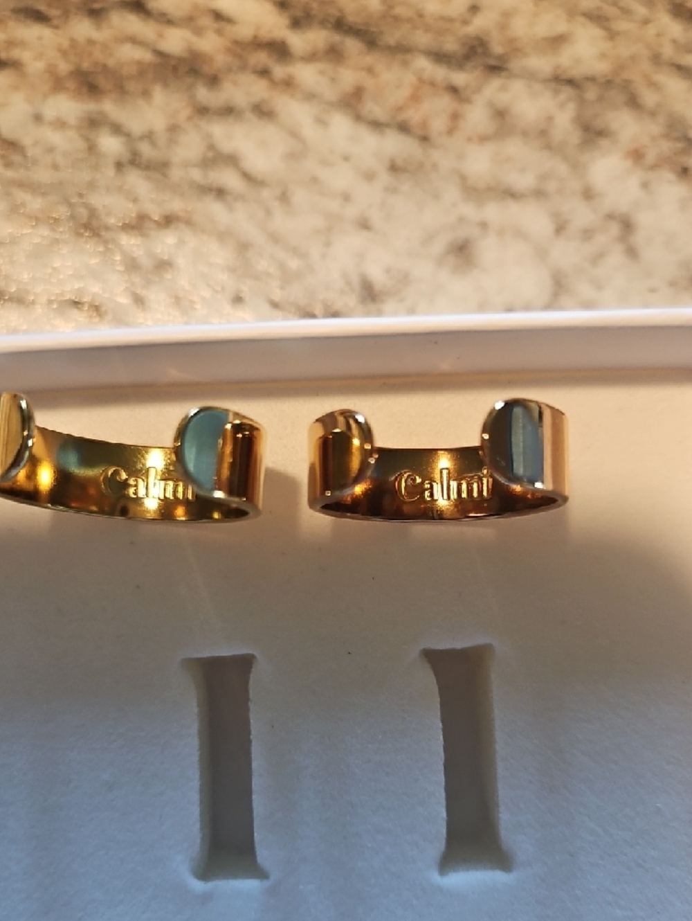 Calmi Women’s Gold Accent Ring - White Box - Picture 4 of 6